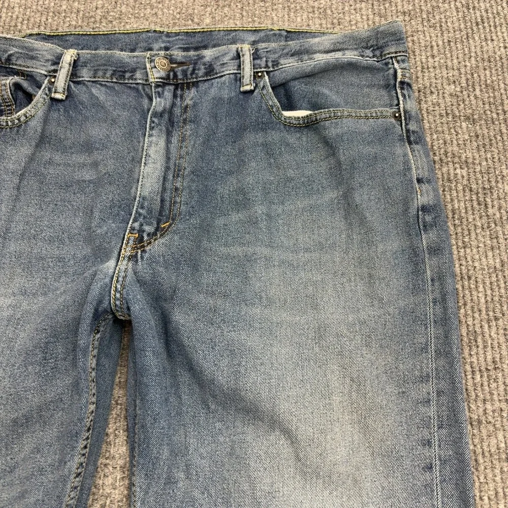 Levi's‎ Jeans Mens 40x30 Blue 100% Cotton 559 Relaxed Straight Frayed Hem Casual